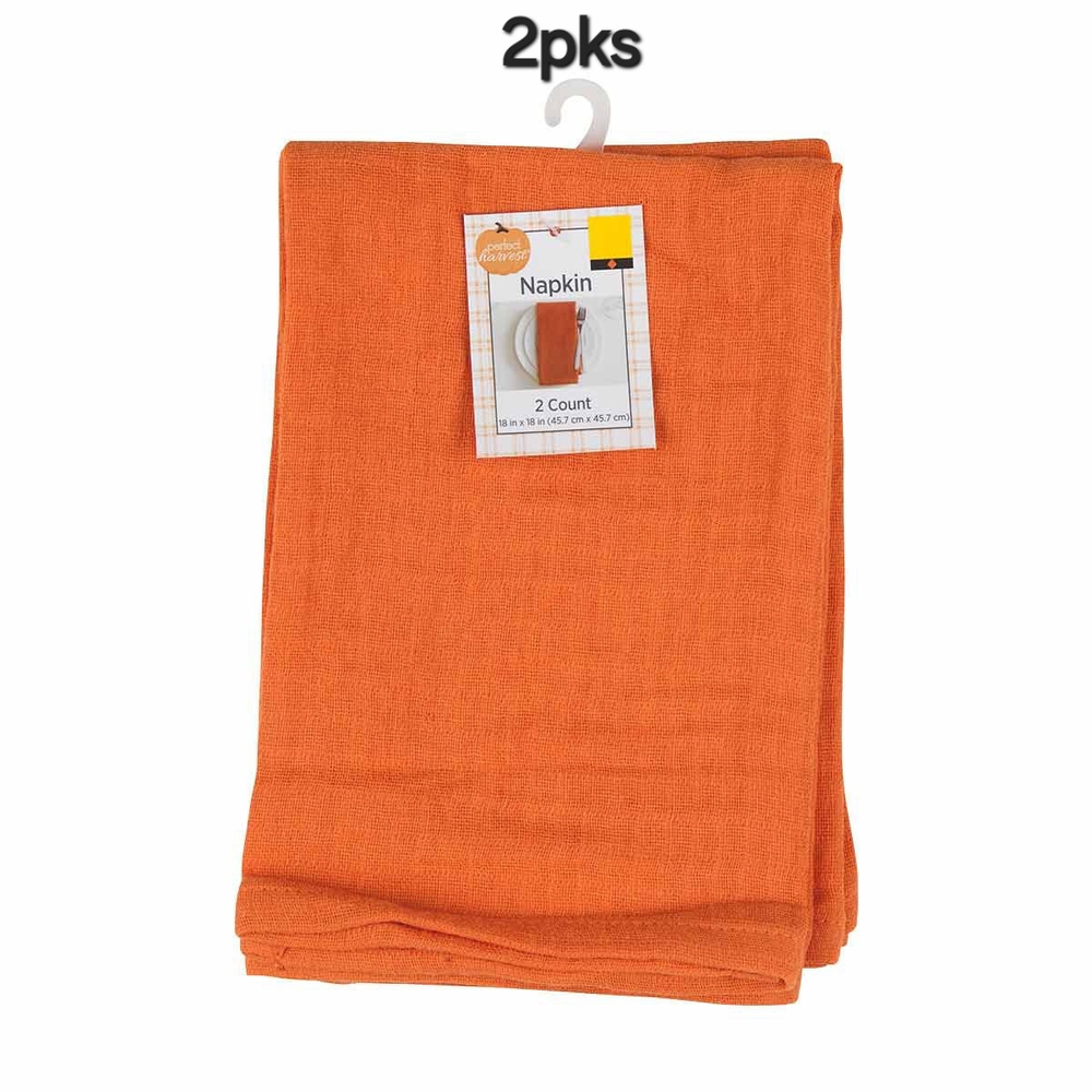 Perfect Harvest Muslin Napkin 2pk Set